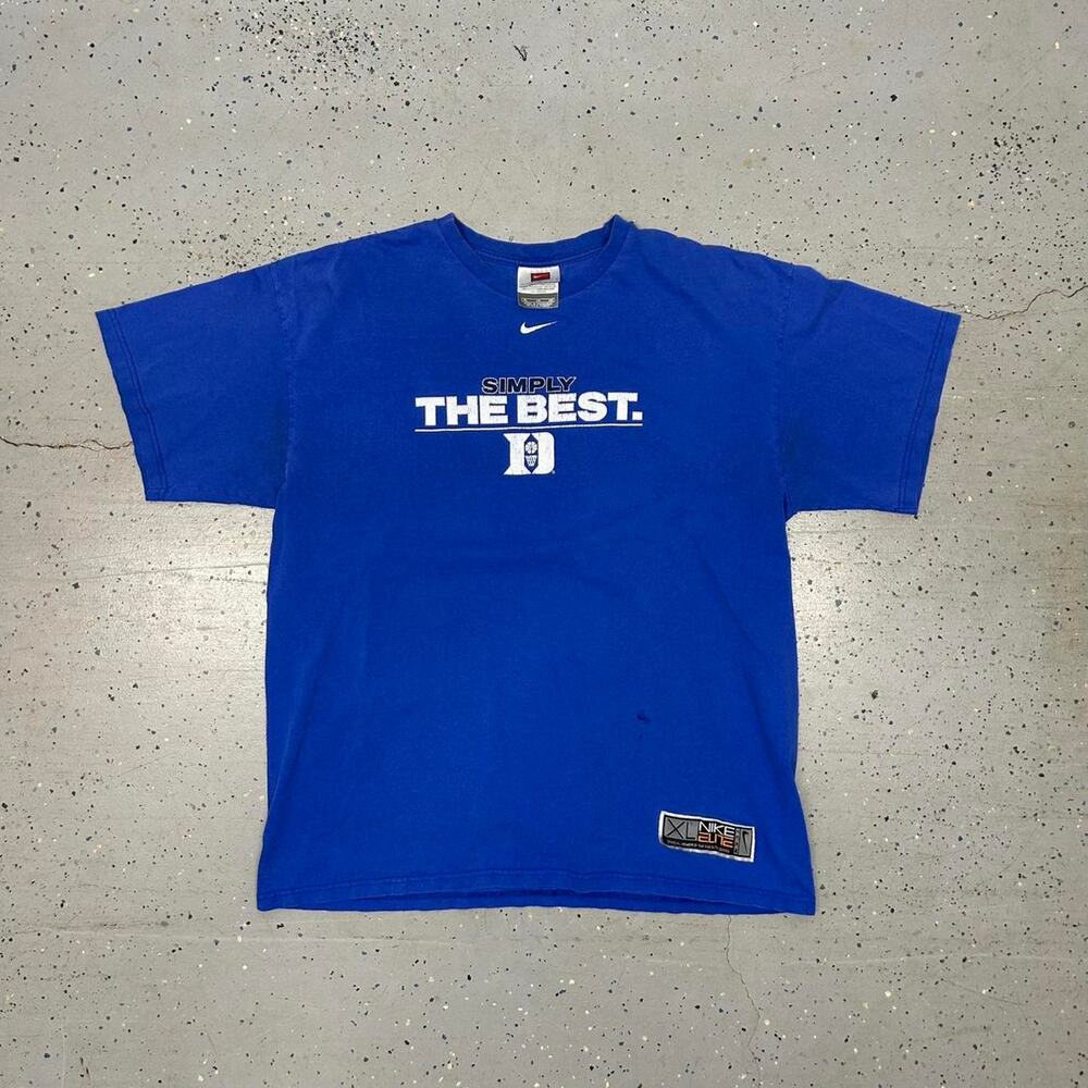 VTG/Y2K Blue Nike Duke Basketball graphic tee